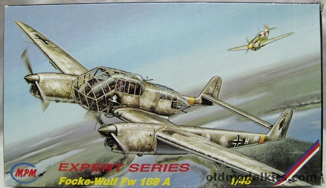 MPM 1/48 Focke-Wulf Fw-189A, 48030 plastic model kit